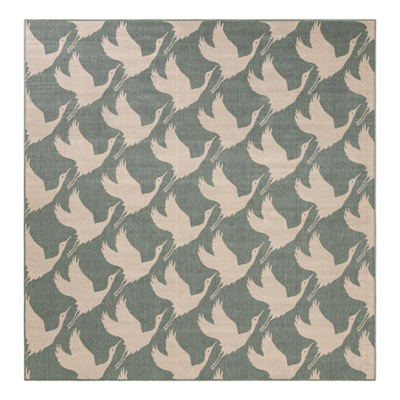Angelys Indoor/Outdoor Area Rug, Square 7'10"