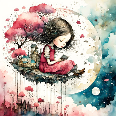 Moonlit Reverie – A Dreamer’s Escape