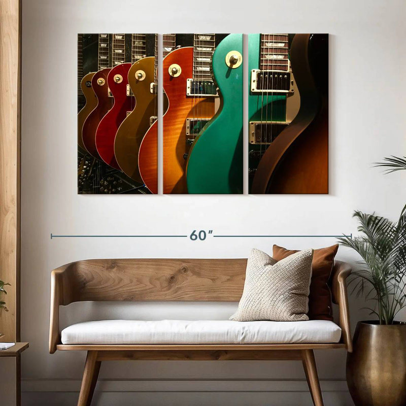 Guitare électrique Abarca, H 32 po x l 50 po