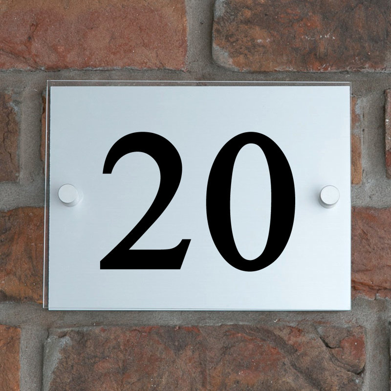 Champy 15cm H Plastic House Number, 20