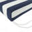 Outdoor Deep Seat Cushions For Patio Furniture, Waterproof And UV-Resistant, Double Seat With Blue/White Stripe Design