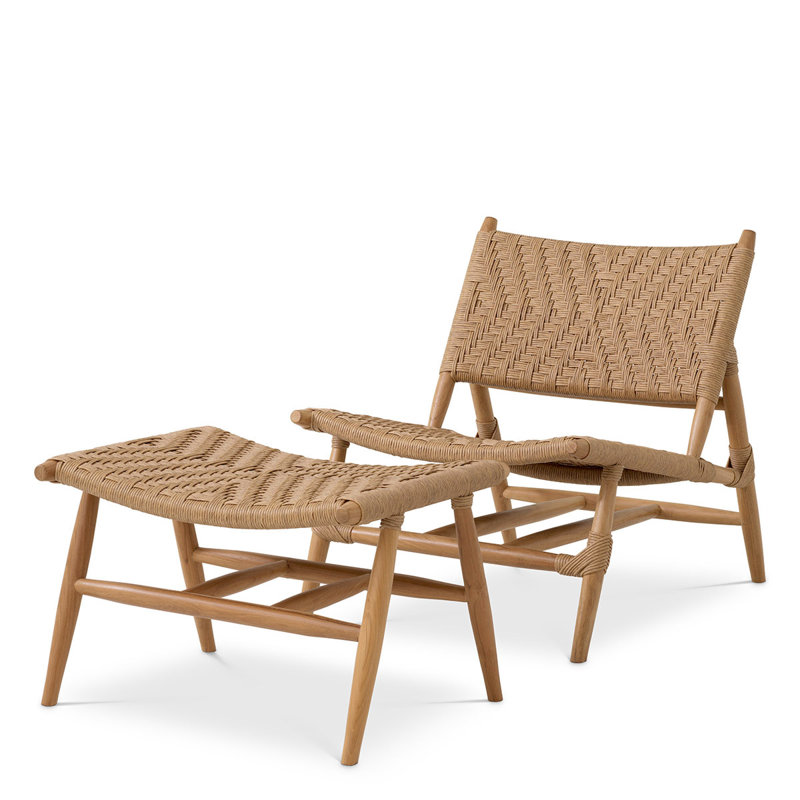 Laroc Outdoor Teak Lounge Chair