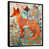Black Floater Framed, Canvas
