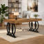 Bureau de direction 63 po, bureau d'ordinateur moderne au design luxueux