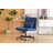 Modern Linen Blue Criss Cross Office Chair - Product Details-1866634576-1866634589