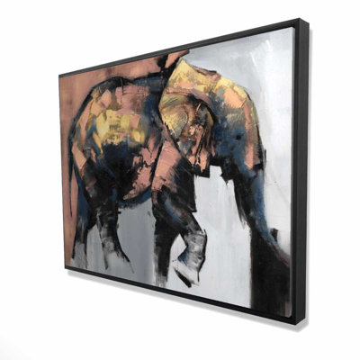 Beautiful Elephant Canvas | Bedroom Wall Art Decor | Contemporary