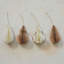 Handmade Paper Folding Honeycomb Finial Ornament With Gold Foil Edges In 2 Styles