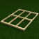 Powersheds 16 x 8ft Pressure Treated Timber Base Kit
