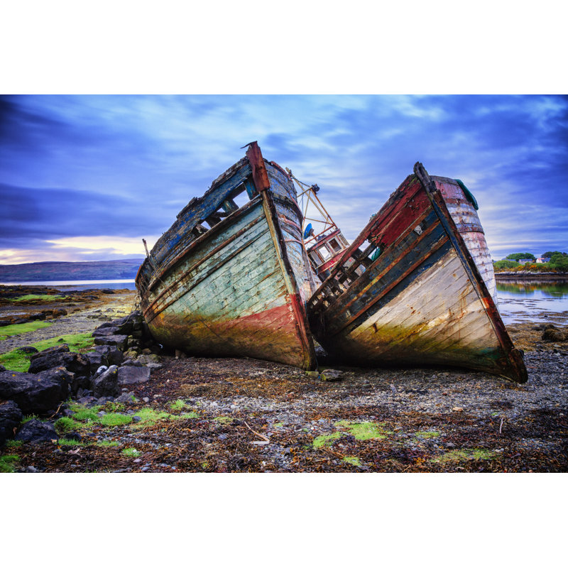 Old Trawlers by Theasis, 24" H x 36" W