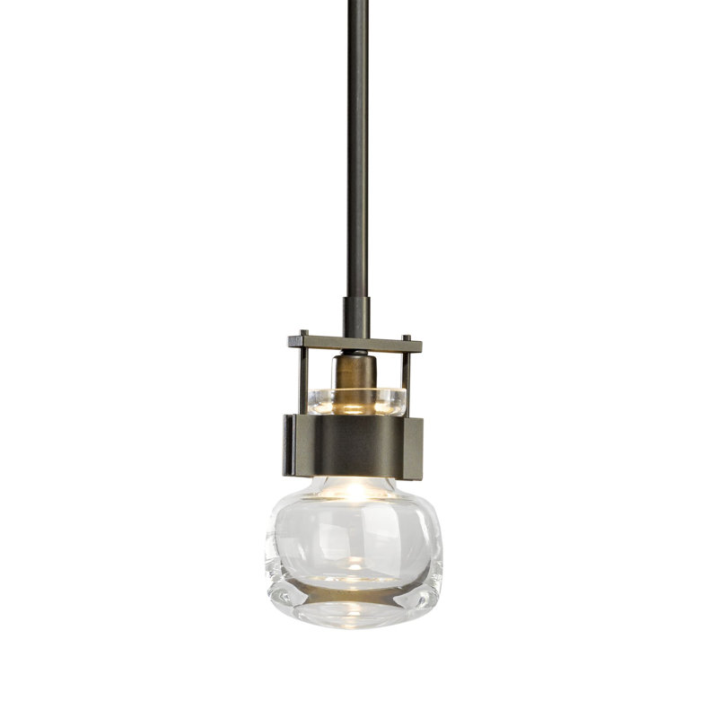Cuff 1 - Light Single Globe Pendant, Small, Dark Smoke