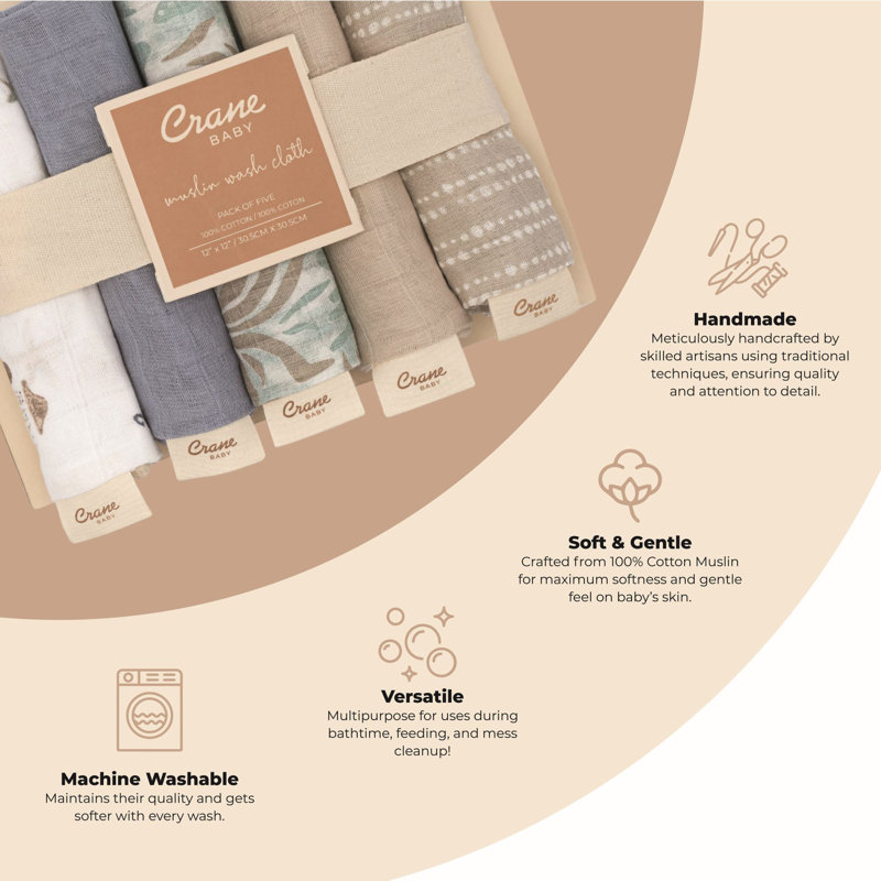 Cove 5-pc. Wash Cloth Set (sea Life)
