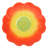 Poppy 3-D Flower Dessert Plates