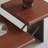 Simple walnut solid wood square coffee table