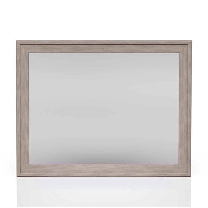 Miroir rectangulaire en bois