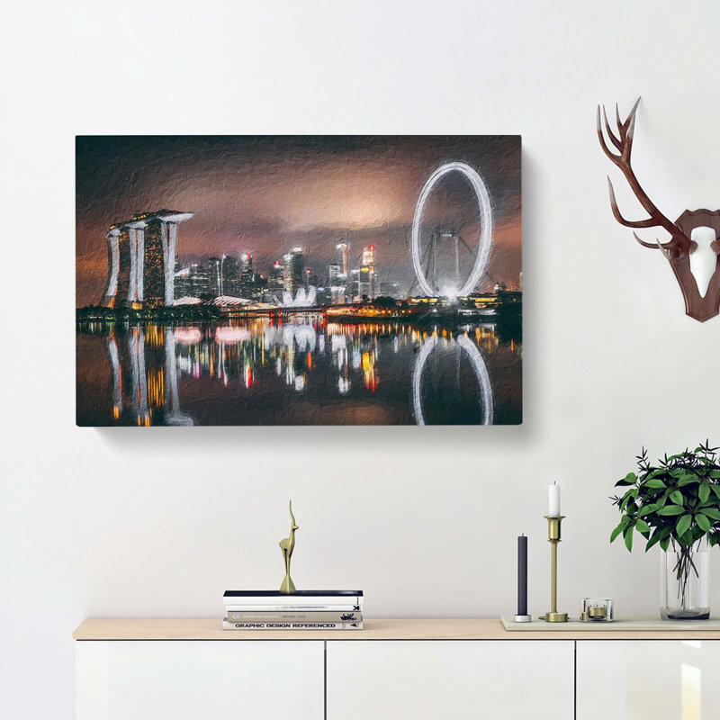 Gardens By The Bay East In Singapore - Wrapped Canvas, 50cm H x 76cm W x 3cm D