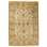 Hand Knotted Wool Area Rug in Ivory And Gold