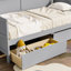Lit de jour simple en bois de pin avec deux tiroirs de rangement, alliant confort et fonctionnalité pour une vie moderne-1781371814