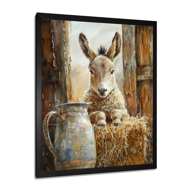 Dulcio - Animals Canvas Art Print, Noir, H 20 po x l 12 po, Reproduction encadrée d'une seule photo