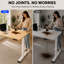 Bureau de travail debout à hauteur ajustable ergonomique avec crochets-269581909-269581910