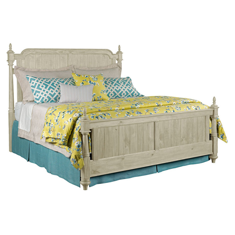 Lit standard en bois massif Angelika, Queen