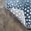 Tapis bleu / crème Lindhaus-308640811