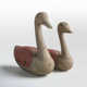 Fernet 2 Piece Bird Stained Figurine Set