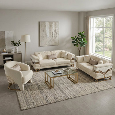 Wany 3 - Piece Living Room Set