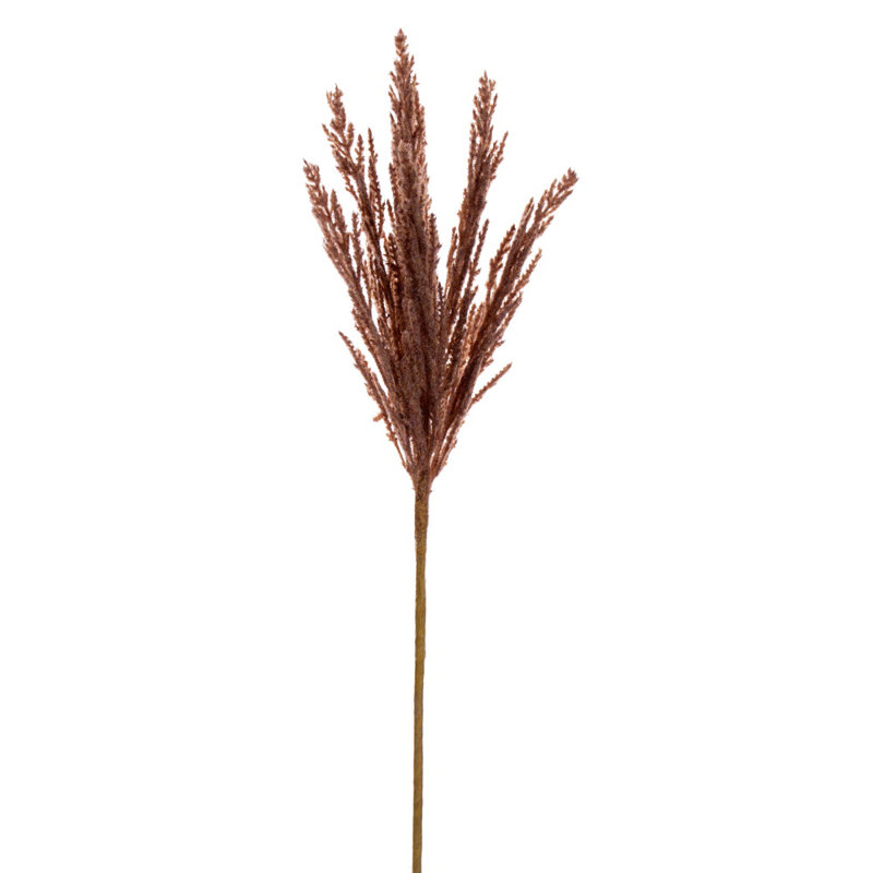 Ensemble de 3 plantes à roseaux artificiels, Brun
