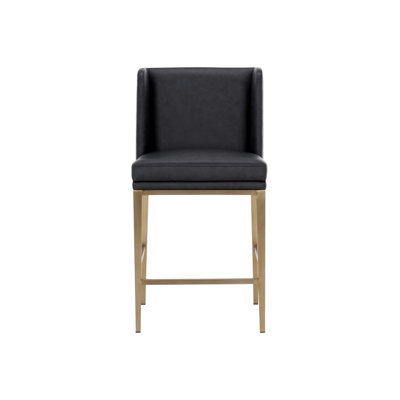 Tabouret de comptoir Joplin - noir Cantina / poivre blanc Vera