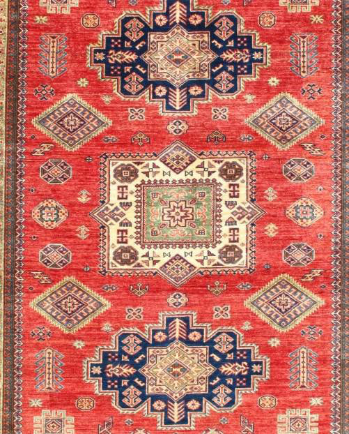 Kazak Wool Southwestern Area Rug