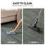 Tapis d'intérieur uni vert sauge chiné, lavable à la machine et antidérapant-1587544021-1587544029