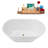 53.9'' x 29.7'' Freestanding Soaking Acrylic Bathtub-95288646