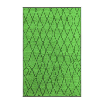 Washable Geometric Indoor Rug