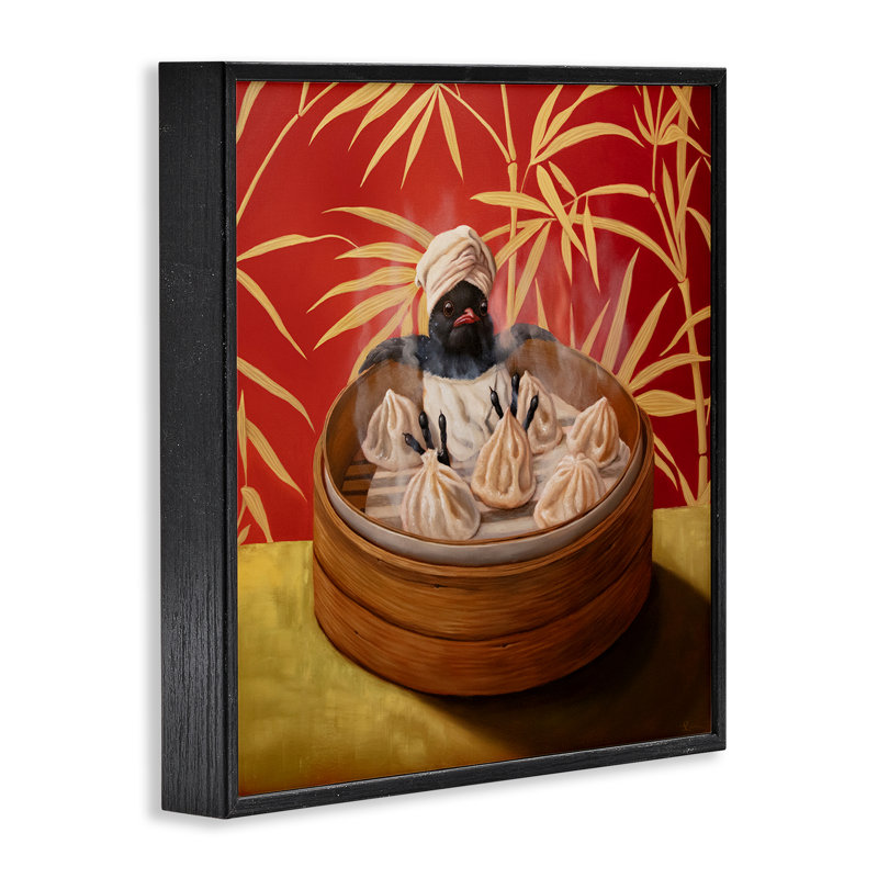Giclée encadrée, dessin par Lucia Heffernan, Giclée encadrée noir minuit, H 12 po x l 12 po