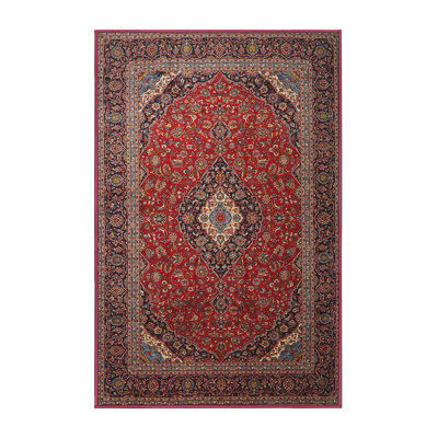 Tapis traditionnel rouge / bleu Barker Ridge