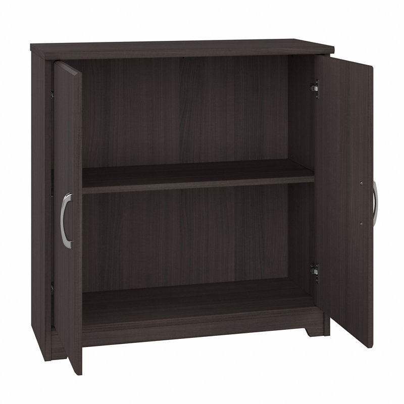 Shelonda 3 Piece Computer Desk Office Set, Heather Gray