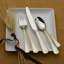 Gold Accent Cameo 65-Piece Stainless-Steel Flatware Set, Service for 12