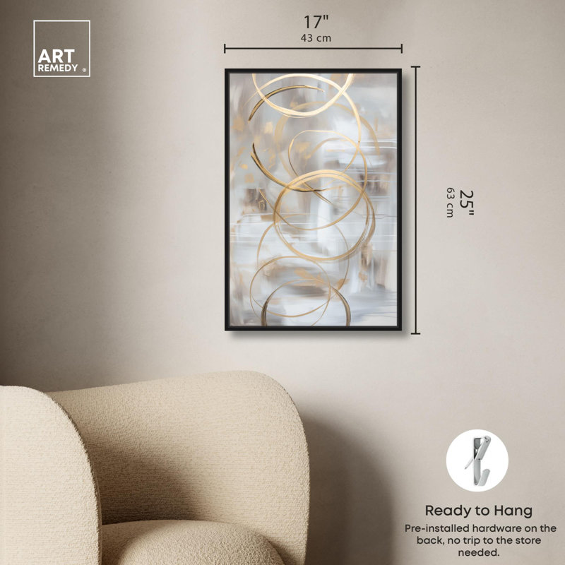 «Dune Impressions II» par Hokku Designs, Cadre noir, H 25 po x l 17 po