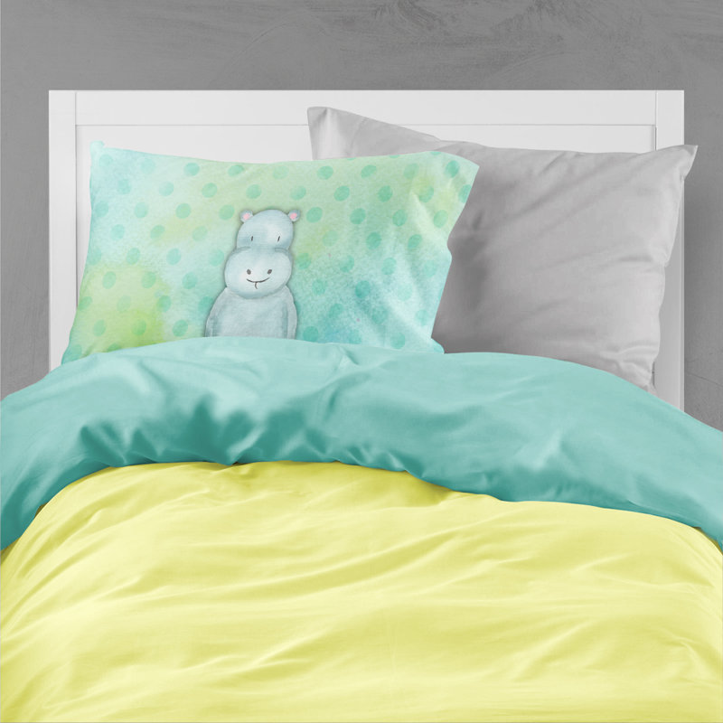Hippopotamus Microfiber Polka Dots