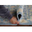Tapis floral bleu Oushak