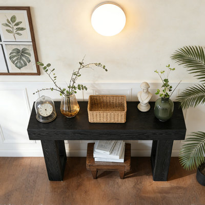 Minimalist Sofa Table Behind Couch For Entryway, Hallway, Living Room, Home Office
