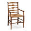 Country Farmhouse Solid Wood Arm Chair