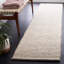 Tapis touffeté à la main de couleur unie Almus beige / ivoire-1839597287
