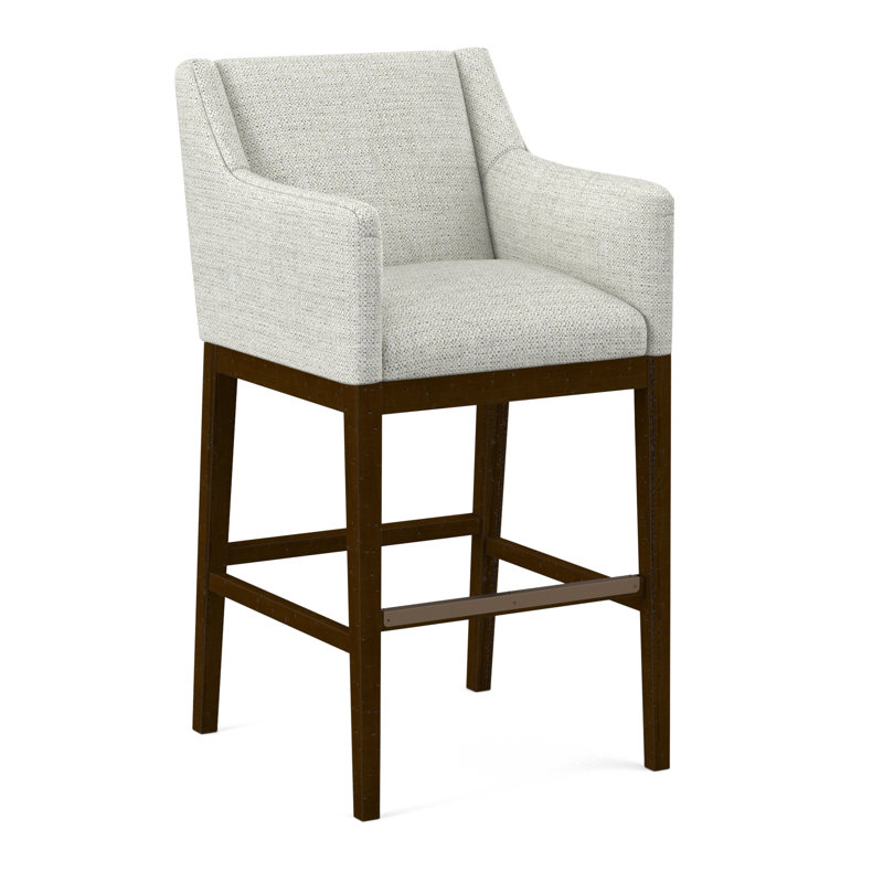 Upholstered Stool, 61703-88, Black