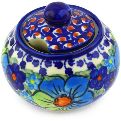 Polmedia Polish Pottery 12 oz. Sugar Bowl with Lid | Wayfair