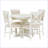 Mikes 4 - Person Extendable Pedestal Base Dining Set-1217919693-1217919695-1217919692