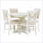 Mikes 4 - Person Extendable Pedestal Dining Set-1217919693-1217919692-1217919695