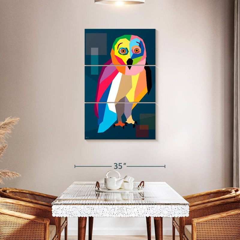 Brampt Owl Wpap, 45" H x 28" W