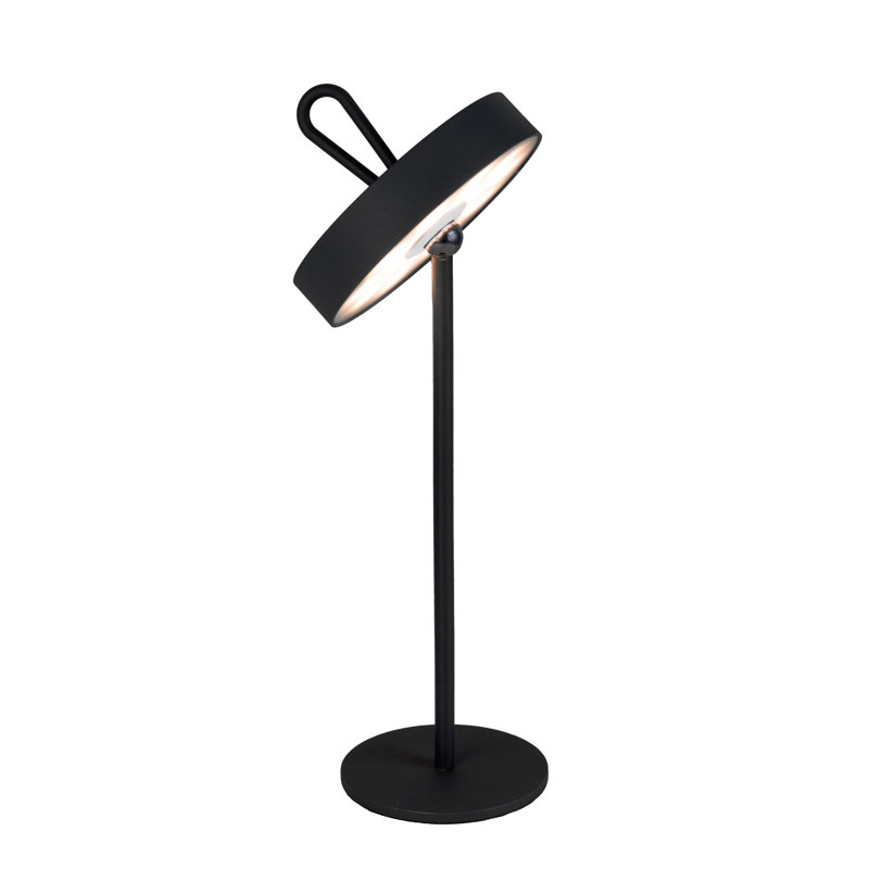 Brona Adjustable Metal Standard Table Lamp Lamp, Black