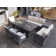Aliaksey 8 - Person 70.9'' Long Dining Set with Mixed Beige&Gray Cushions